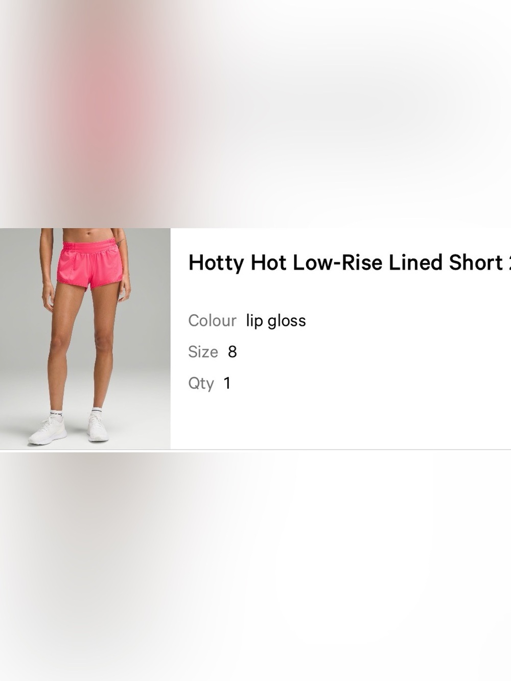 Lululemon Hotty Hot LOW RISE 2.5